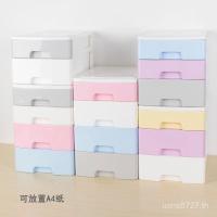 ราคา Rainbow Multi-Layer Drawer Series สีสันม้าสํานักงาน Longda เดสก์ท็อปตู้พลาสติกสี a4 แฟ้มเก็บการ์ด 0SOK (55660217032)