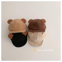 ราคา REAL PHOTOS หมวกเบสบอลหูหมีน่ารักสําหรับเด็กชายและเด็กหญิงที่มีความกว้างที่ปรับได้ (41314552012)