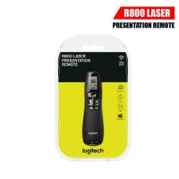 ราคา Logitech R800 Laser Presentation Remote รีโมทเลเซอร์พอยเตอร์ พร้อมปุ่มฟังก์ชั่นพิเศษ (23560486747)
