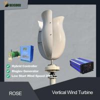 ราคา 6000W 5000W Vertical Wind Turbine 48V 24V Vertical Axis Wind Generator Vawt Small Windmill Free Ene (48604010655)