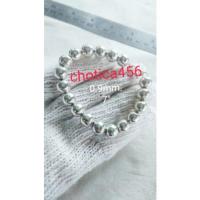 ราคา สร้อยข้อมือลูกประคำเงินแท้92.5% เม็ด 0.9 cm น้ำหนัก 21 กรัม ยาว 7.5 นิ้ว หรือ 19 cm นน.21ก. (49459196911)