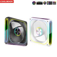 ราคา พัดลมเคส COOLMOON Mirror Moon Pro ARGB 3pin 5V + 4pin PWM 120mm. 1800RPM (28144172861)