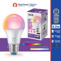 ราคา Philips WiZ หลอดไฟเปลี่ยนสีอัจฉริยะ เปลี่ยนสีได้ 16 ล้านสี Color Ambiance LED Bulb 8.5W A60 E27 (12219620711)