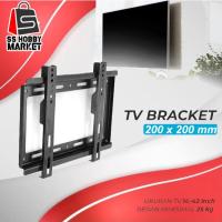 ราคา 14-42 นิ้วคงที่ VESA 200x200 Wall TV Bracket โหลด 25 กก. LCD LED SONY LG SAMSUNG CHANGHONG XIAOMI (49307620446)