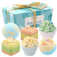 ราคา ชุดของขวัญเพื่อสุขภาพ Boxed Bath Foot Bath Ball Multi-Bath Float Bath Ball Moisturizing Essential Oil Bath Salt Ball Bath Bubble Ball V (43481673109)