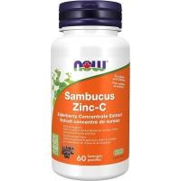 ราคา NOW s Sambucus ZincC พร้อม Elderberry Concentrate และ C 60 ยาอม (44380931752)