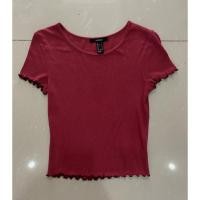 ราคา ❤️เสื้อครอป forever 21 แท้มือสอง❤️ (13139318554)