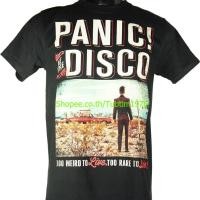 ราคา เสื้อวง PANIC AT THE DISCO ลาย Panic! At The Disco Too Weird to Live Pop Rock สีดำ PAD1600 (556253084)