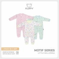 ราคา FLUFFY จั๊มสูท Little Ballerina (แพ็ค 3 ตัว) KDS LBB SML (50809729425)