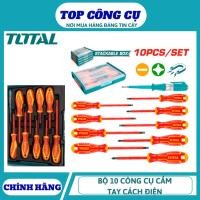 ราคา TOTAL TOTAL TOTALS ชุดเครื่องมือช่างหุ้มฉนวน 10 ชิ้น THKTV02S101 ผลิตภัณฑ์ของแท้ > (49010689552)