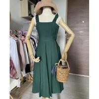 ราคา ชุดมือสองชุดเดรสยาวสีเขียว (15172409522)