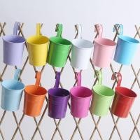 ราคา กระถางดอกไม้ขนาดเล็กเหล็กแขวนหม้อที่ถอดออกได้แขวนถัง ฉ่ํา พืชสีเขียวกระถางดอกไม้ระเบียงลูกอมสีแขวนหม้อ (49959088073)