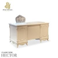 ราคา HECTOR CLASSIC DESK โต๊ะทำงานวินเทจ 2ลิ้นชัก 2บานเปิด รุ่น เฮกเตอร์ (22784932792)