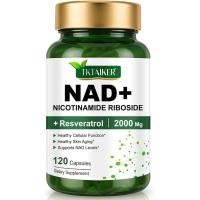ราคา NAD2000Mg-120CapsulesTrueNAD&Resveratrol,NMNAlternativeLiposmalNAD+forWomen&Men,SupportCellularHealthy-Ultramina&HealthyCapsules (54462409341)
