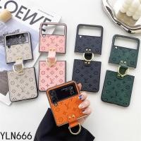 ราคา SAMSUNG หนัง ปู่ วินเทจป้องกันพับกลับโทรศัพท์ปกคลุมสําหรับ ซัมซุง กาแลคซี z พลิก1 2 3 4 5 6 7แนวโน้มสไตล์หรูหราเคลือบฮาร์ดปลอกกับผู้ถือแหวนสําหรับ z พลิก7 (53405966257)