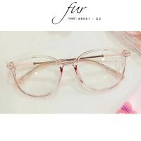ราคา กรอบแว่นตา FUR รุ่น 68051 - C19 เต็มกรอบสีชมพูใส น้ำหนักเบา ใส่สบาย Vintage (24371992477)