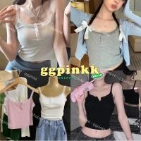 ราคา พร้อมส่ง เสื้อกล้ามลูกไม้สไตล์เกาหลี (22670995870)