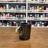 ราคา Starbucks Classic Black Gold Christmas Starlight Gold Handle แก้วเซรามิค 10oz/296ml2606.12 (48312248141)