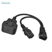ราคา IEC60320 C14 To C13+UK Socket Splitter Power Cord For Server Rack 3x0 75mm²Wire (51960737740)