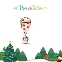 ราคา (ของแท้100%)Pandora rose charm christmas คริสต์มาส บอลลูน ซานตาคลอส (23761131050)