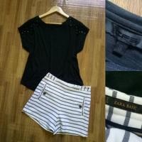 ราคา จับเซ็ทเสื้อ Cps แท้+ กางเกง zara แท้ size s (5437050893)