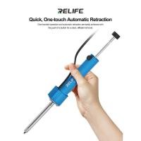ราคา RELIFE TO5 ไฟฟ้าความร้อน Solder Sucker สําหรับอิเล็กทรอนิกส์ส่วนประกอบซ่อม Solder Joint Desoldering Soldering Solder Reflow ดูดเครื่องมือ (28342286521)