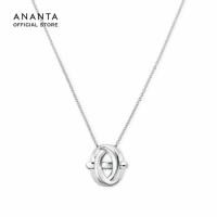 ราคา ANANTA Marque Axis Necklace สร้อยคอจี้ เงินชุบทองขาว (41730194207)