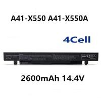 ราคา A41-X550 A41-X550A 4 เซลล์ 2600mAh 14.4V แบตเตอรี่สําหรับ Asus X550 X550C X550B X550V X550D X450C X452 A450C K550L F552C F552V (52462151564)