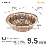 ราคา CHEFMADE WK9030 Bundt Cake Pan Non-Stick (21439269048)