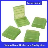 ราคา แพ็ค 4 ชิ้น AA / AAA Battery Storage Hard Case Box-Green (29588187639)