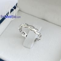 ราคา Finejewelthai แหวนอินฟินิตี้-แหวนเงินแท้-ชุบทองคำขาว-Infinity-Silver-Ring - R130000wg (1685595786)