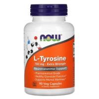 ราคา Now Foods, L-Tyrosine, Extra Strength, 750 mg [ 90 Veg Capsules ] L-Tyrosine puritan (7772241472)