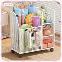 ราคา [utruiut] โฟมลูกกลิ้งอุปกรณ์จัดเก็บขาตั้งเหล็กสําหรับงานหนักพร้อมล้อสําหรับเสื่อโยคะยิมที่บ้านและน้ําหนัก (46362332365)