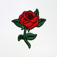 ราคา [ ตัวรีดติดเสื้อ ลาย ดอกกุหลาบ ดอกไม้ สีแดง ] Red Rose Patch DIY งานปักตกแต่ง ตัวรีด ติดเสื้อ กระเป๋า ยีนส์ อาร์ม น่ารัก (7441544330)