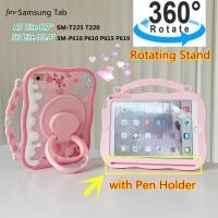 ราคา พร้อมที่วางปากกา Samsung Galaxy Tab A7 Lite 8.7 SM-T225 T220 2021 Tab S6 Lite 10.4 SM P610 P610 P615 P619 ขาตั้งหมุนได้ 360 องศาเด็กปลอดภัยน่ารักการ์ตูนรูปแบบแท็บเล็ตกันกระแทก (54956170346)