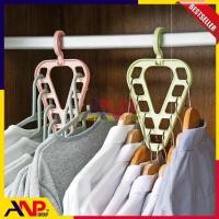 ราคา GANTUNGAN ANP88 ไม้แขวนเสื้อสามเหลี่ยม ไม้แขวนเสื้อซักผ้า / ผ้าเช็ดตัว Magic เสื้อยืดผ้าเช็ดตัว / ไม้แขวนเสื้อสามเหลี่ยมวิเศษ / ไม้แขวนเสื้อวิเศษ (23762954816)