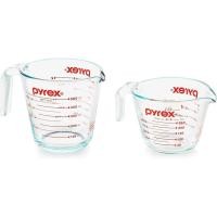 ราคา PyrexEssentials(2-Pack)แก้ววัดถ้วยชุด,(1&2Cup)การวัดถ้วยสําหรับการเตรียม,การอบและทําอาหาร,เตาอบความร้อน,เครื่องล้างจาน,ตู้แช่แข็ง,และไมโครเวฟปลอดภัย (42731587935)