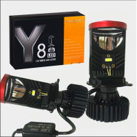 ราคา หลอดไฟหน้า LED H4 1 คู่ สำหรับรถยนต์ Y8 หลอดไฟหน้า LED (41961727028)