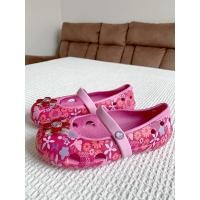ราคา Crocs แท้ ลำลองแบบสวม โทนชมพูลายดอก นิ่ม น้ำหนักเบา ถนอมเท้า/มือสองญี่ปุ่น (22463933203)