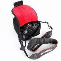 ราคา Velour Neoprene Soft Case Camera Bag for Nikon D7500 D3500 D3400 D3300 D3200 D5600 D5500 D5300 D5200 With 18-55 18-140mm (26019318877)