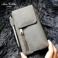 ราคา 23เซนติเมตรหนังแท้สองชั้นสวมเข็มขัดกระเป๋าโทรศัพท์มือถือเอวกระเป๋าสถานที่ก่อสร้างทํางานผู้ชายเอวแขวนม้าบ้า (53160503182)
