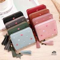 ราคา Koqzm กระเป๋าสตางค์มีซิปมีพู่ขนาดเล็ก, กระเป๋าสตางค์หนัง PU ใส่เหรียญกระเป๋าถือใหม่ (50856032404)