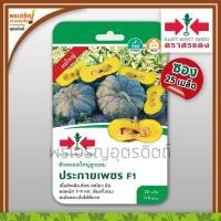 ราคา เมล็ดพันธุ์ฟักทอง ฟักทองผลใหญ่ ประกายเพชร F1 (แบบซอง) เมล็ดฟักทองศรแดง เมล็ดฟักทองคางคก เมล็ดพันธุ์ผักสวนครัว ตราศรแดง (23270426005)