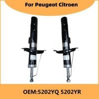 ราคา 5202YQ 5202YR Auto Parts 206 Front Shock Absorber For Peugeot 206 207 Citroen C2 (56554904219)