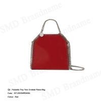ราคา Stella Mccartney กระเป๋าสะพายข้าง รุ่น Falabella Tiny Tote Crinkled Patent Bag Code: 371223WP0495 (40079124774)