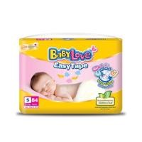 ราคา BABYLOVE เบบี้เลิฟ ผ้าอ้อมเด็กแบบเทป ไซส์ S แพ็ค 84 ชิ้น (1097799368)
