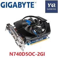 ราคา กราฟิกการ์ด GIGABYTE GT740 2GB 128Bit GDDR5 การ์ดสําหรับ nVIDIA GT 740 ใช้การ์ด VGA (27143447755)