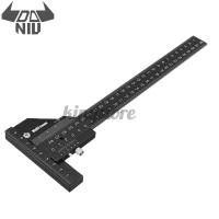 ราคา Drillpro Multifunction Inch and MM Woodworking Scriber Gauge Aluminum Steel Measuring Marking Framing Ruler Tool for Carpentry (6834666973)
