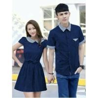 ราคา ชุดคู่รัก KEMEJA / ชุดคู่รัก / เสื้อคู่ / เสื้อคู่ Roxy (5979443083)