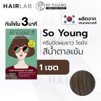 ราคา พร้อมส่ง So Young Herbal Speed Color สีน้ำตาลเข้ม ครีมปิดผมขาว ไร้แอมโมเนีย ครีมย้อมผม ปิดผมหงอก ครีมเปลี่ยนสีผม โซยัง (12511235221)